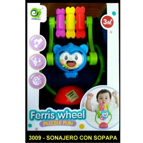 (ABL001-02) SONAJERO CON SOPAPA -ESPEJITO- ** NOVEDAD **