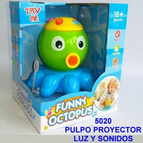 (65151) PULPO MUSICAL CON PROYECTOR