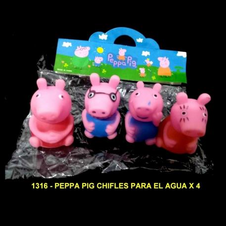 CHIFLES PEPPA PIG X 4