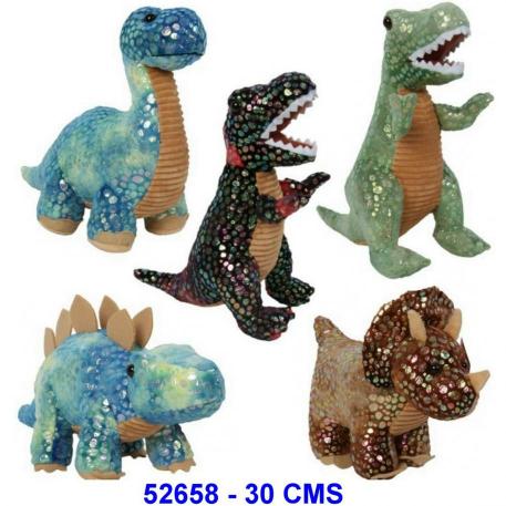 DINOS CON BRILLOS 30 CMS