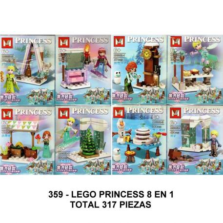 LEGO PRINCESAS 8 EN 1 - 317 PIEZAS - C3