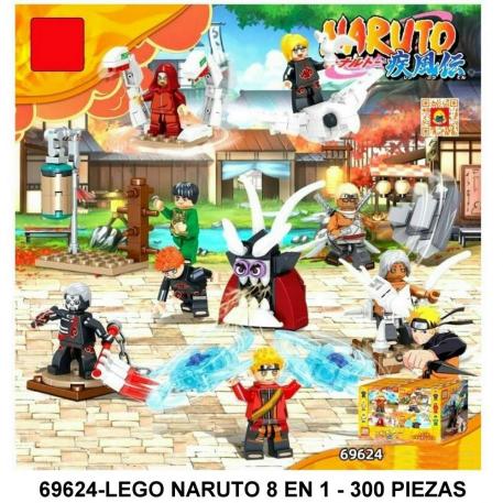 LEGO NARUTO 8 EN 1 - 300 PIEZAS