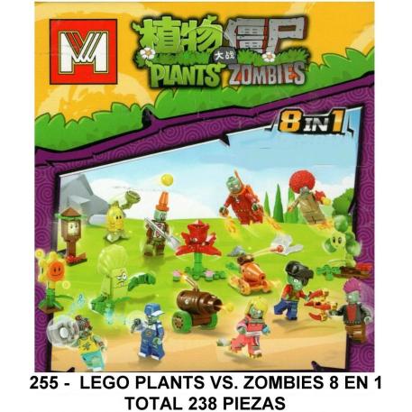 LEGO PLANTS VS ZOMBIES 8 EN 1 - 238 PIEZAS