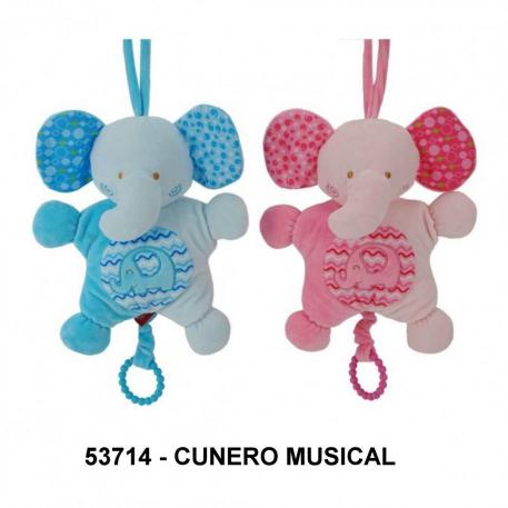 CUNERO MUSICAL ELEFANTE BEBE