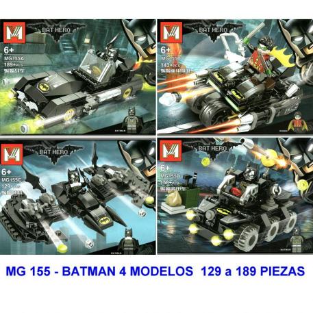 LEGO BATMAN 4 EN 1 - TOTAL 617 PIEZAS