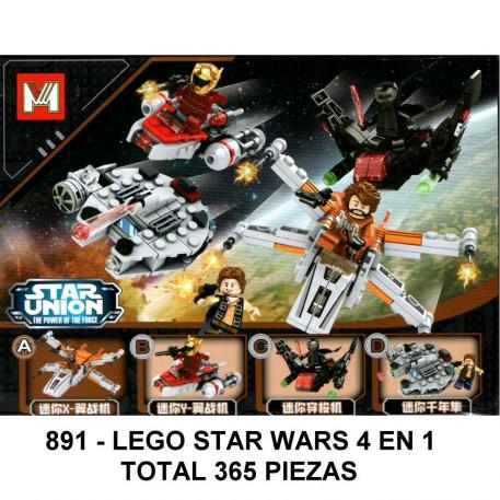 LEGO STAR WARS 4 EN 1 - TOTAL 365 PIEZAS