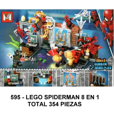 SPIDERMAN 8 EN 1 - 354 PIEZAS