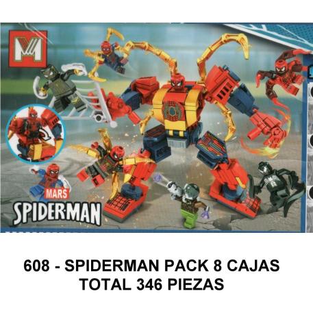 SPIDERMAN 8 EN 1 - 346 PIEZAS