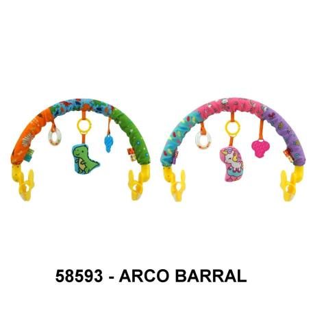 ARCO BARRAL DINO Y UNICORNIO