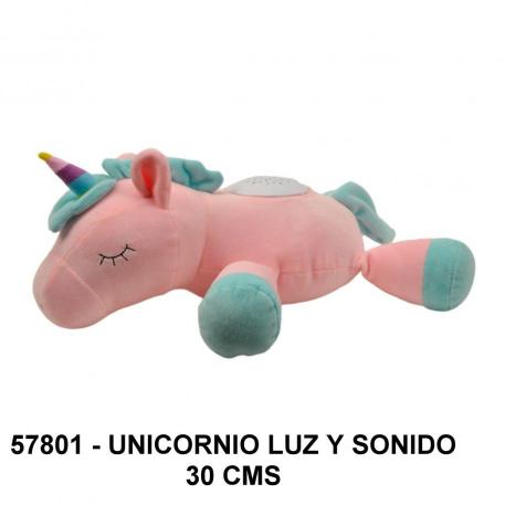 UNICORNIO 30 CMS CON LUZ Y SONIDO