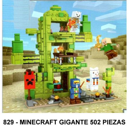 MINECRAFT  - CACTUS GIGANTE 502 PIEZAS