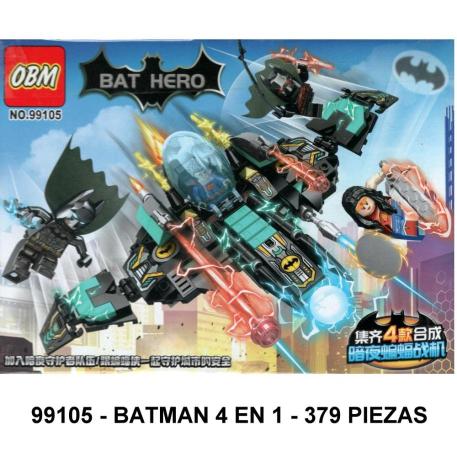 BATMAN 4 EN 1 - 379 PIEZAS