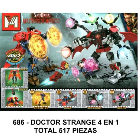 DOCTOR STRANGE 4 EN 1 - TOTAL 517 PIEZAS