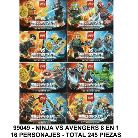 NINJA VS. AVENGERS - 245 PIEZAS