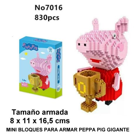 MINI BLOQUES PEPPA PIG GIGANTE 930 PIEZAS