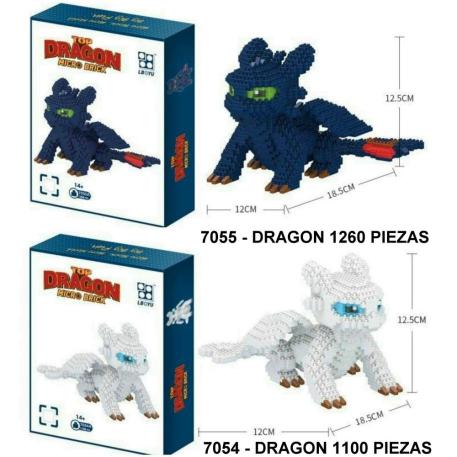 MINI BLOQUES DRAGON GIGANTE 1260 PIEZAS. PRECIO POR UNIDAD