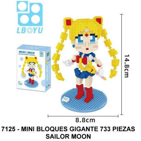 MINI BLOQUES SAILOR MOON GIGANTE 733 PIEZAS