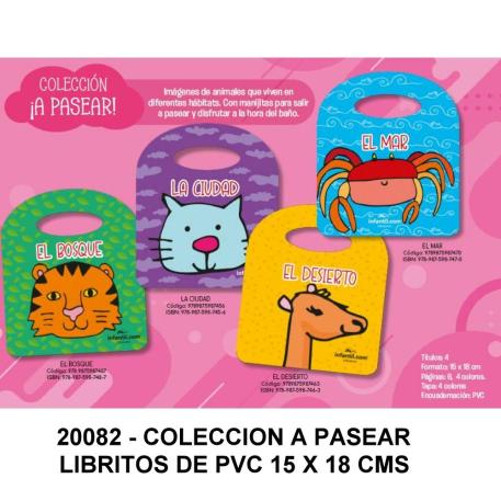 LIBRITOS DE PVC 15 X 18 CMS A PASEAR