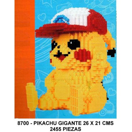 PIKACHU GIGANTE 2455 PIEZAS