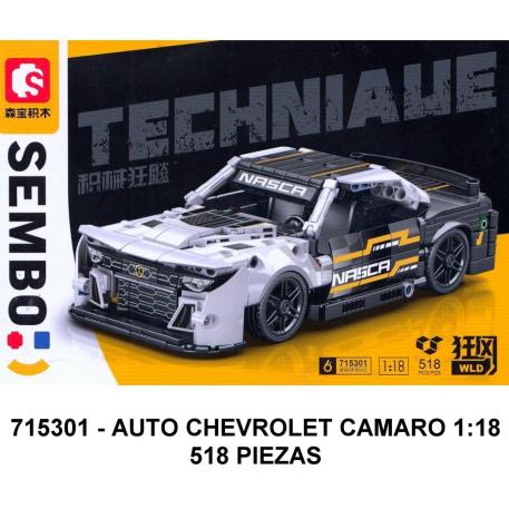 AUTO CHEVROLET CAMARO - 1:18 - 518 PIEZAS