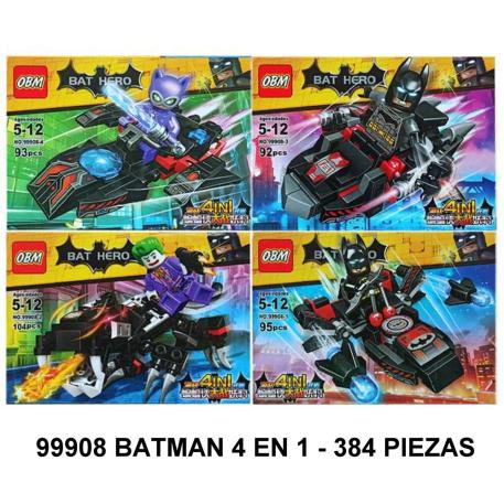 BATMAN 4 EN 1 - TOTAL 384 PIEZAS