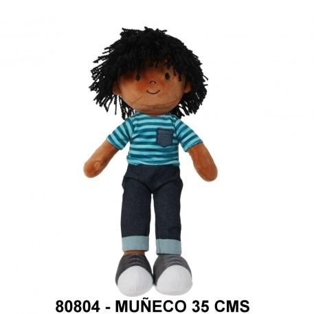 MUÑECO CON REMERA 35 CMS