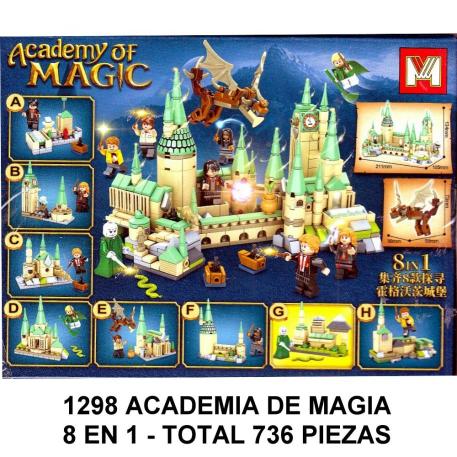 ACADEMIA DE MAGIA 8 EN 1 - TOTAL 736 PIEZAS - B5