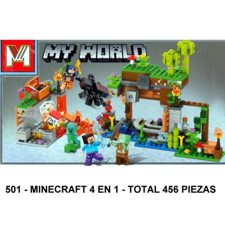 MY WORLD 4 EN 1 -  TOTAL 456 PIEZAS