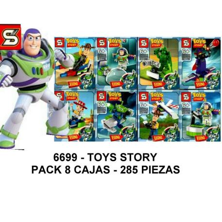 TOY STORY 8 EN1 - TOTAL 285 PIEZAS