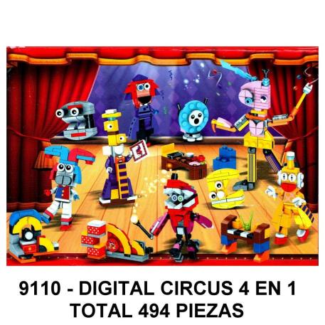 DIGITAL CIRCUS 4 2N 1 - TOTAL 494 PIEZAS