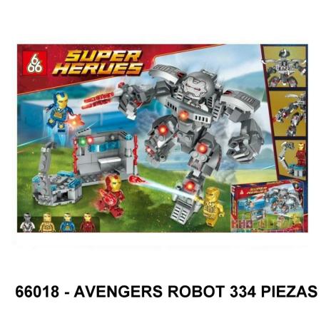 AVENGERS ROBOT 334 PIEZAS