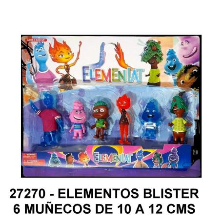 ELEMENTALES BLISTER X 6 PERSONAJES