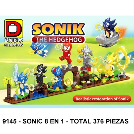 SONIC 8 EN 1 - TOTAL 376 PIEZAS