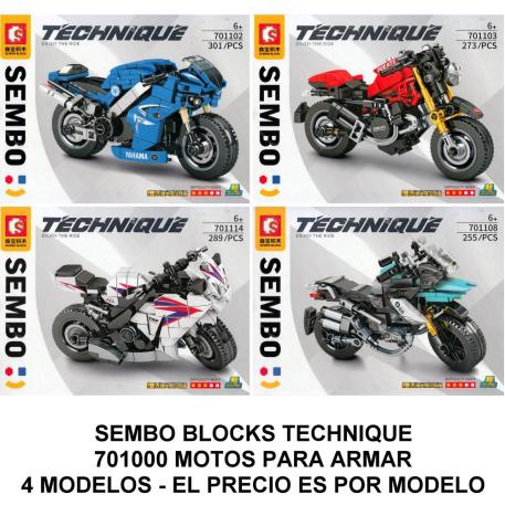 SEMBO BLOCKS MOTOS 4 MODELOS