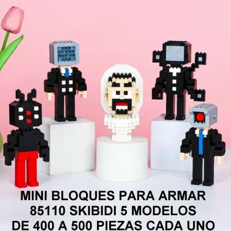 MINIBLOQUES SKIBIDI - 5 MODELOS