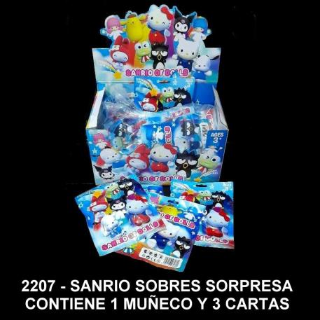 SOBRES SORPRESA SANRIO CAJA X 24