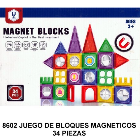 JUEGO INFANTIL MAGNETICO 34 PIEZAS