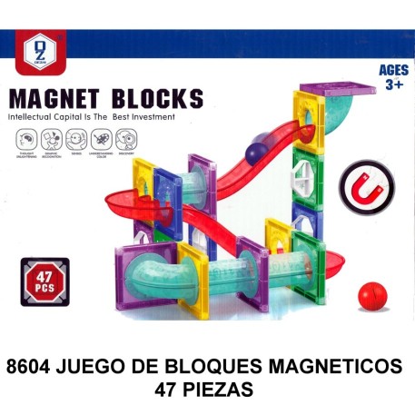 JUEGO INFANTIL MAGNETICO 47 PIEZAS