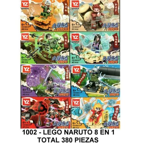 NARUTO 8 EN 1 - TOTAL 380 PIEZAS