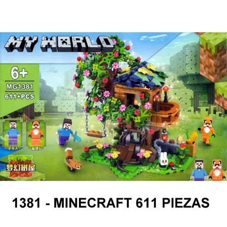 MINECRAFT GIGANTE 611 PIEZAS