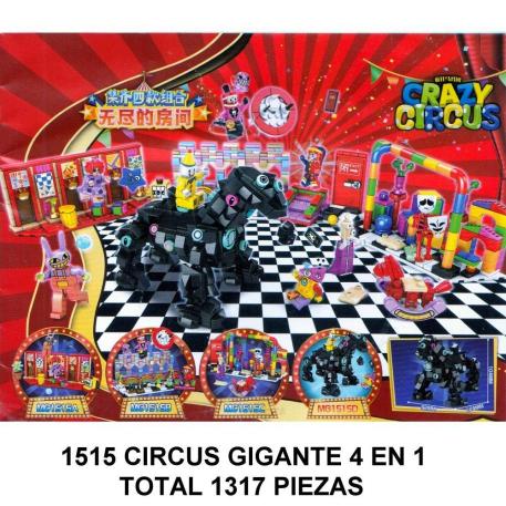 CIRCUS GIGANTE 4 EN 1 - TOTAL 1317 PIEZAS