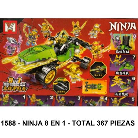 NINJA 8 EN 1 - TOTAL 367 PIEZAS