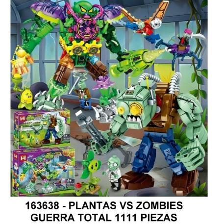 PLANTAS VS ZOMBIES GUERRA DE ROBOTS - 1111 PIEZAS