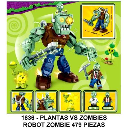 PLANTAS VS ZOMBIES GIGANTE 479 PIEZAS