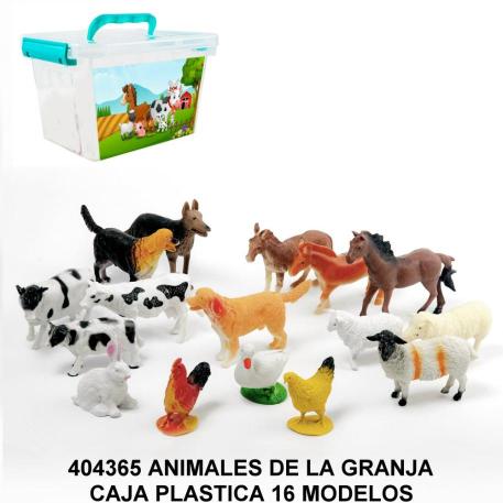 ANIMALITOS DE LA GRANJA EN CAJA X 16