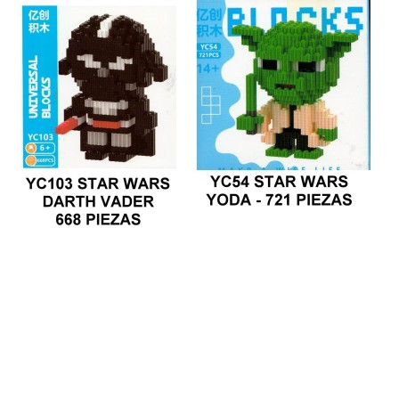 MINI BLOQUES STAR WARS 500 PIEZAS