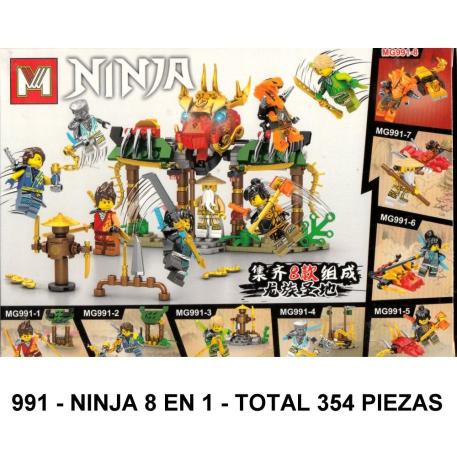 NINJA 8 EN 1 - TOTAL 354 PIEZAS