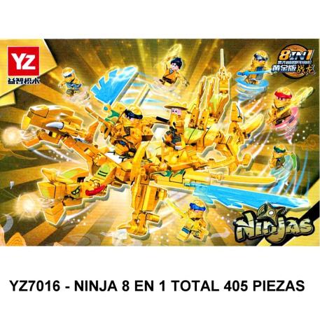 NINJA 8 EN 1 - TOTAL 405 PIEZAS