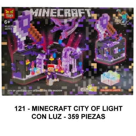 MINECRAFT CASTILLO CON LUZ 359 PIEZAS