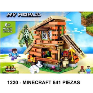 MINECRAFT CASA DEL ARBOL - 541 PIEZAS - F4